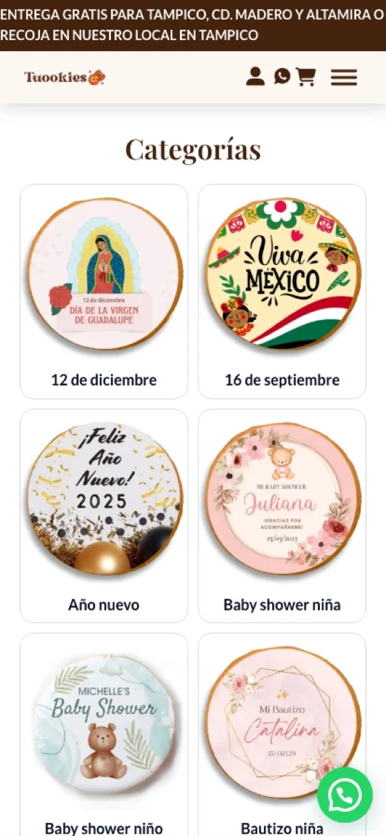 Tuookies visto en celular